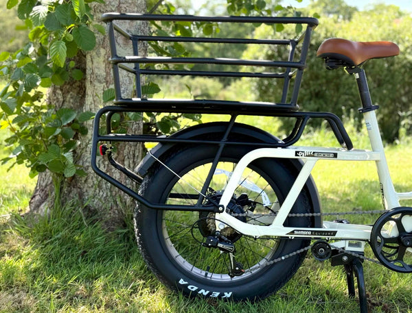 EMU Longtail Cargo Electric Bike Without Kids Seat Cream