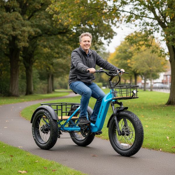 Revom T2 Fat Tyre Electric Mountain Trike square lifestyle image