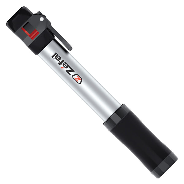 Zefal Switch Mini Tyre Pump Silver - Pedal & Chain
