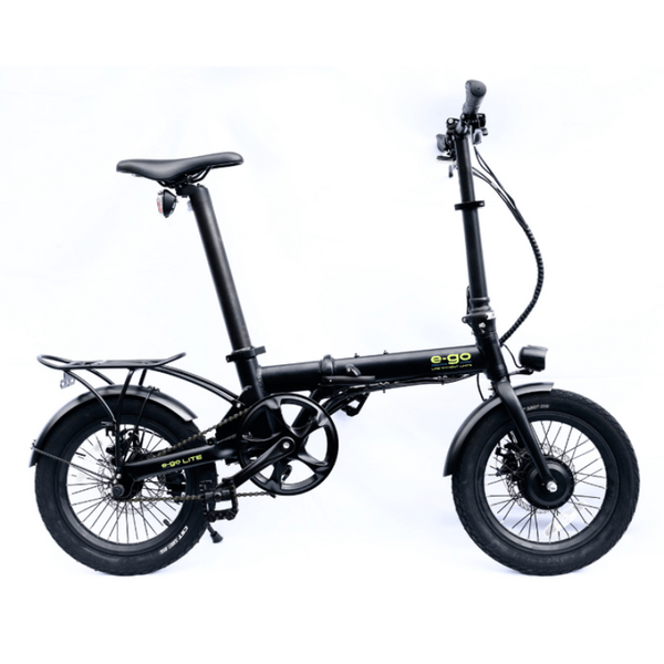 E-Go Lite Electric Folding Bike Bundle 250W E-Go