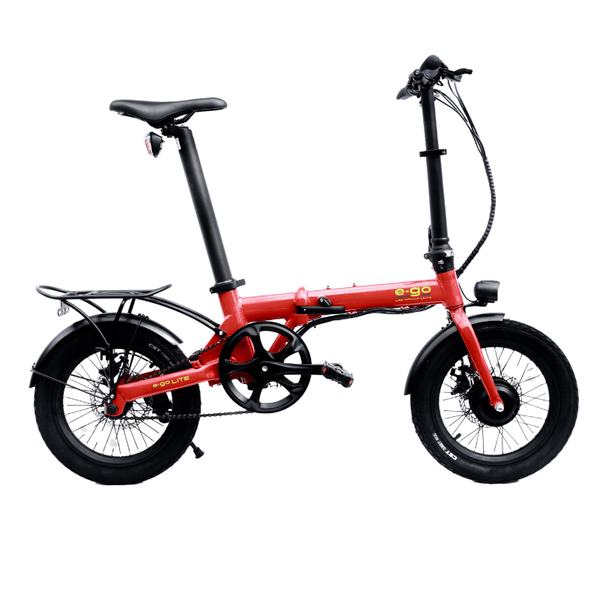 E-Go Lite Electric Folding Bike Bundle 250W E-Go