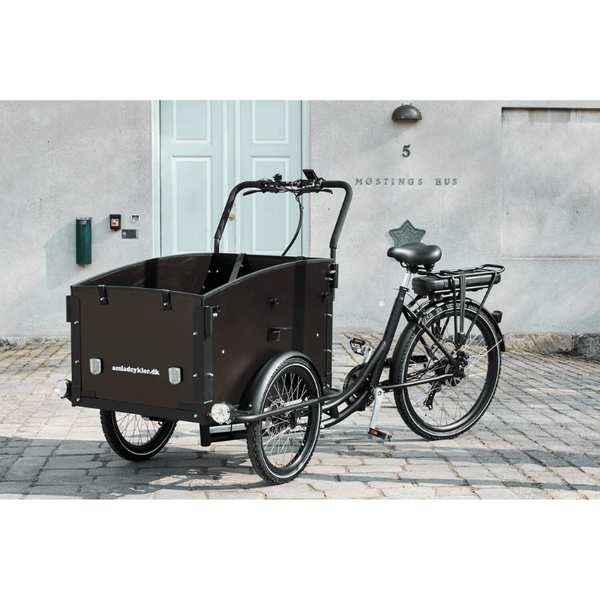 Amcargobikes Ultimate Curve Tadpole Cargo Electric Tricycle P C Pedal Chain
