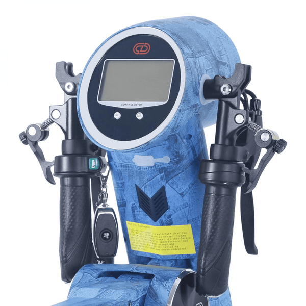 Cruzaa Limited Edition E-Scooter Pro Denim Blue – with Built-in Speakers & Bluetooth 350W Cruzaa