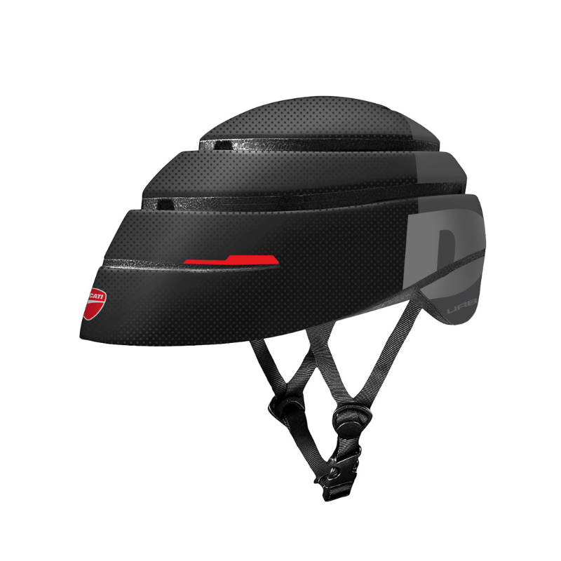 Ducati Foldable Helmet Black eBike Helmet Next Day Delivery Pedal Chain