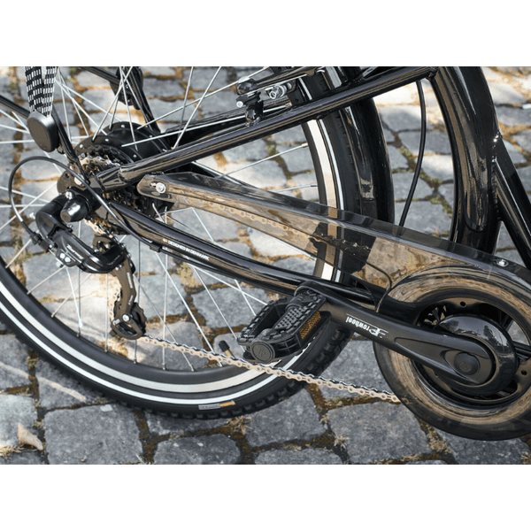 AmcargoBikes Deluxe Cargo Electric Tricycle Black Amcargobikes
