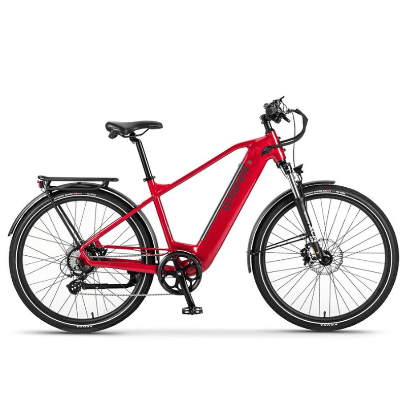 Wisper Wayfarer H9 Hub-Drive Crossbar 700Wh Red | Free Delivery – Pedal ...